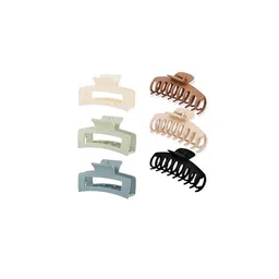 CHRONEX Set Of 6 Assorted Claw Clips-11