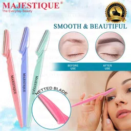 MAJESTIQUE Set of 9 Eyebrow Touch Up Face Razor-45