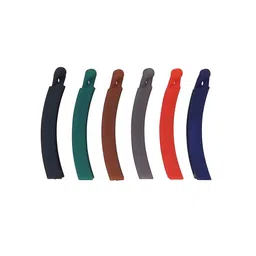 CHRONEX Set of 6 Matt Finish Banana Clips image 2