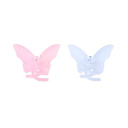 CHRONEX Set of 2 Assorted Butterfly Claw Clips image 3