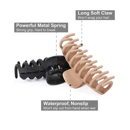 CHRONEX Set Of 6 Assorted Claw Clips image 3