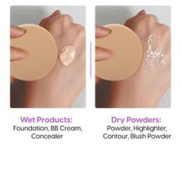 MATRA 6 in 1 Makeup Puff, Sponge & Beauty Blender Set image 5