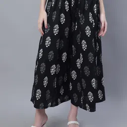 TAG 7 Women Floral Printed Flared Palazzos-image-26