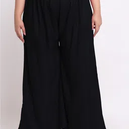 Trend Level Plus Size Flared Palazzos-picture-1