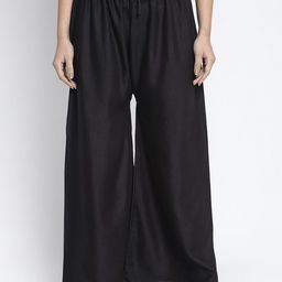 GRACIT Women Black Ethnic Palazzos-23
