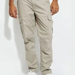 max Men Relaxed-Fit Cotton Cargos Trouser-image-18