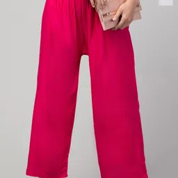 Trend Level Women Pack Of 2 Straight Mid Rise Palazzos-picture-25
