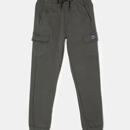 Jockey Boys Super Combed Cotton Cuffed Hem Styled Cargo Pants With Side Pockets-UB67-image-80