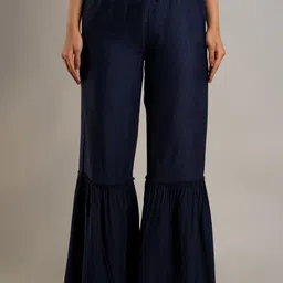DORIYA Women Blue Palazzos-image-72