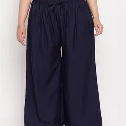 CLORA CREATION PLUS Women Mid-Rise Wide Leg Palazzos-image-84