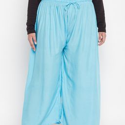 Clora Creation Women Elasticated Flared Palazzo-picture-25