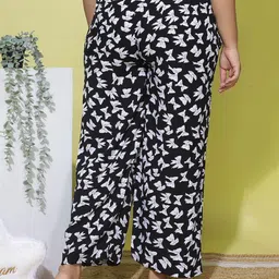 9shines Label Plus Size Abstract Printed Palazzos image 5