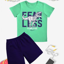 x2o Boys Printed T-shirt with Shorts-image-86
