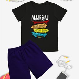 x2o Boys Printed T-shirt with Shorts-image-87