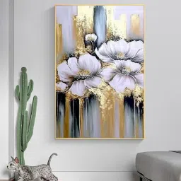 art street Floral Multicolour Synthetic Wood Wall Art-picture-5