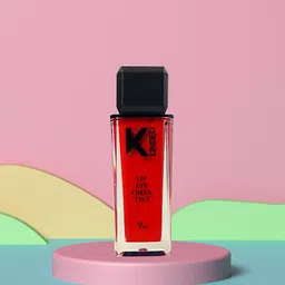 KINDED Set of 2 Matte Lip Eye Cheek Tints with Vitamin E 9 ml Each -Vermilion Red - Rust Crust image 4