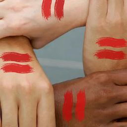 KINDED Set of 2 Matte Lip Eye Cheek Tints with Vitamin E 9 ml Each- Brick Red - More Maroon image 3