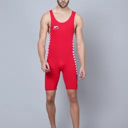 Shiv Naresh Striped Legsuit Wrestling & Weightlifting Swimwear Costume-image-35