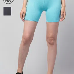 Apraa & Parma Women Slim Fit Cycling Sports Shorts-picture-13