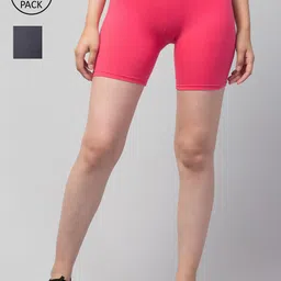 Apraa & Parma Women Slim Fit Cycling Sports Shorts-image-92