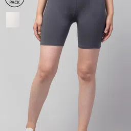 Apraa & Parma Women Slim Fit Cycling Sports Shorts-image-98