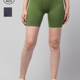 Apraa & Parma Women Slim Fit Cycling Sports Shorts-image-82