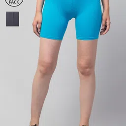 Apraa & Parma Women Slim Fit Cycling Sports Shorts-image-83