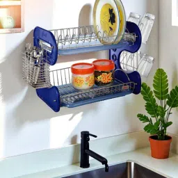 Stainless Steel 18 x 11 Inches Kitchen Racks By Amol-picture-28
