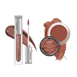 LOVE EARTH 2-Pcs Gloss It Up Lip And Cheek Tint Watch Me Slay & Lip Gloss Honey Dip-0