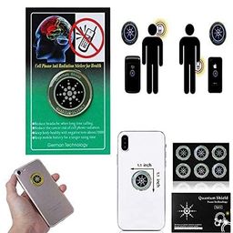generic Japanese Quantum Science 5G Anti Radiation Chip Sticker (No Light) for The Best EMR Neutralizer - All Mobile Phones, Tablet, iPad iPod, Mac-Book, Computer & Laptop [ Antiradiation Shield (Sliver 5G) image 4