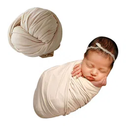 Babymoon Infants Stretchable Swaddle Wrap Photoshoot Prop-picture-11