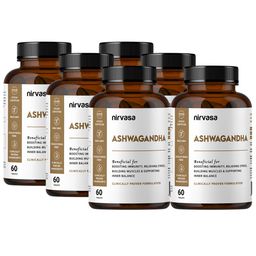 Nirvasa Ashwagandha (Pack of 6),  60 tablet(s) -62