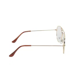 SCAGLIA Unisex Aviator Sunglasses With UV Protected Lens SCG_BC_AVI-IMP_GLD image 4