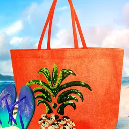 earthbags Embellished Oversized Shopper Tote Bag-43