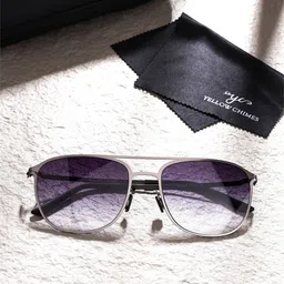Yellow Chimes Wayfarer Sunglasses with Polarised & UV Protected Lens image 2