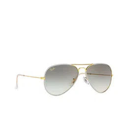 Ray-Ban Men Aviator Sunglasses with UV Protected Lens 8056597446525-0