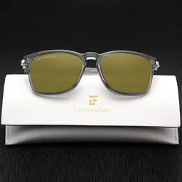Eyewearlabs Unisex Square Sunglasses with Polarised and UV Protected Lens CypherNVSC7 image 5