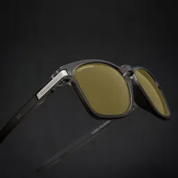 Eyewearlabs Unisex Square Sunglasses with Polarised and UV Protected Lens CypherNVSC7 image 2