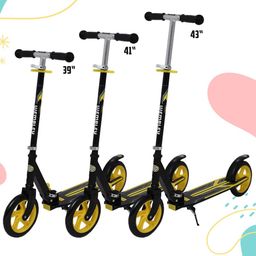 Wembley Toys Boys Yellow And Black Wembley Kick Scooter-52