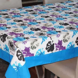 Lushomes Multi 12 Seater Watercolor Printed Table Cloth image 2