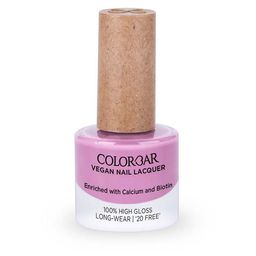 Colorbar 100% High Gloss Long Wear Vegan Nail Lacquer with Calcium & Biotin 8 ml - On D Mauve 068 image 1