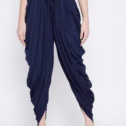 TULIP 21 Women Navy Blue Solid Dhoti Pants-38