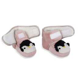 Baby Moo Infants Penguin Patterned Soft Anti-Slip Pure Wool Booties image 5