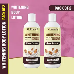 KURAIY Set of 2 Whitening SPF 15+ Fairness Almond Moisturizing Body Lotion 100 ml-23