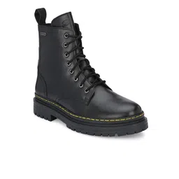 Delize Men Black Flat Boots-image-70