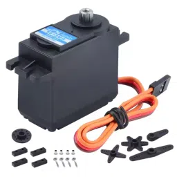 JX Servo PS-5513MG High-Torque 13KG Analog Standard Servo 0.18s Speed High-Precision Metal Gears & Dual Ball Bearings For RC Cars & Robots JX Servo PS-5513MG High-Torque 13KG Analog Standard Servo 0.18s Speed High-Precision Metal Gears & Dual Ball Bearings For RC Cars & Robots image 1