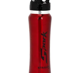 STRAUSS Red & Black  Stainless-Steel  Printed Water Bottle 750 ml-19