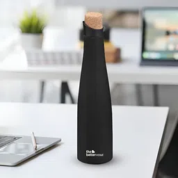 The Better Home Black Single Stainless Steel Water Bottle-31