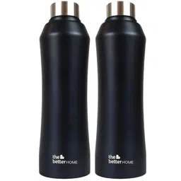 The Better Home Black 2 Pieces Stainless Steel Water Bottle-image-91