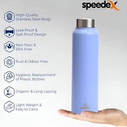 Speedex Purple Set of 2 Stainless Steel Solid Water Bottle-picture-21